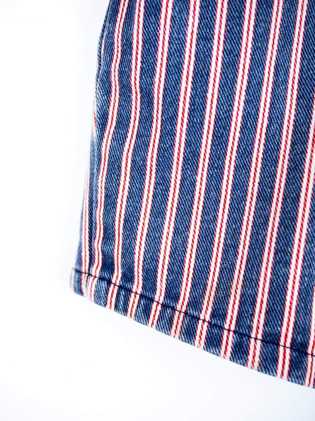 Vintage Stripe Denim Shorts - Age 18-24 months