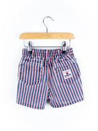 Vintage Stripe Denim Shorts - Age 18-24 months