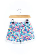 Vintage Floral Denim Shorts - Age 2T