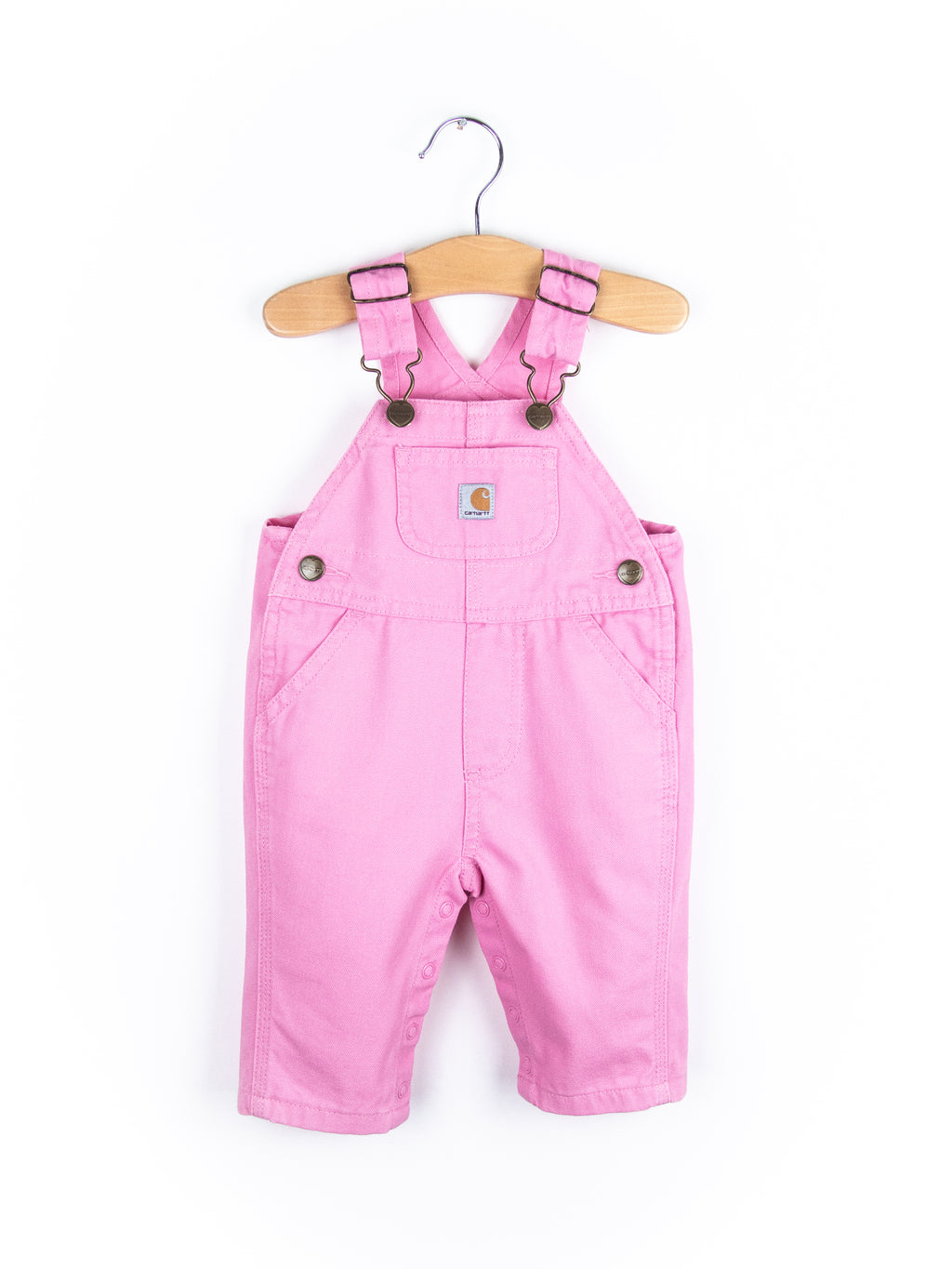 Carhartt Pink Canvas Dungarees