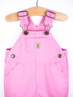 Carhartt Pink Canvas Dungarees