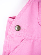 Carhartt Pink Canvas Dungarees