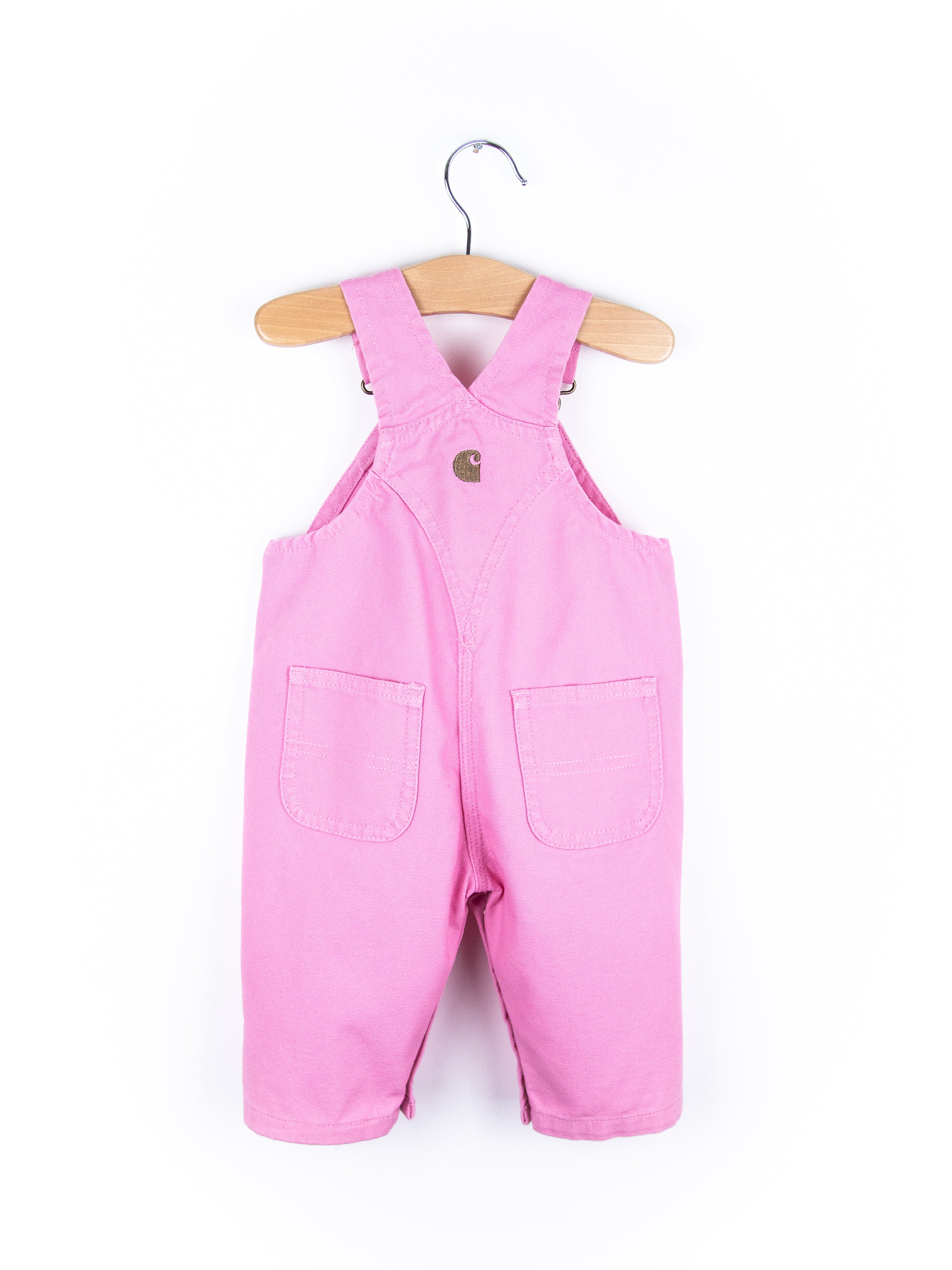 Carhartt Pink Canvas Dungarees