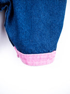 Vintage 90's Denim Girl Dungarees - Age 0-3 months