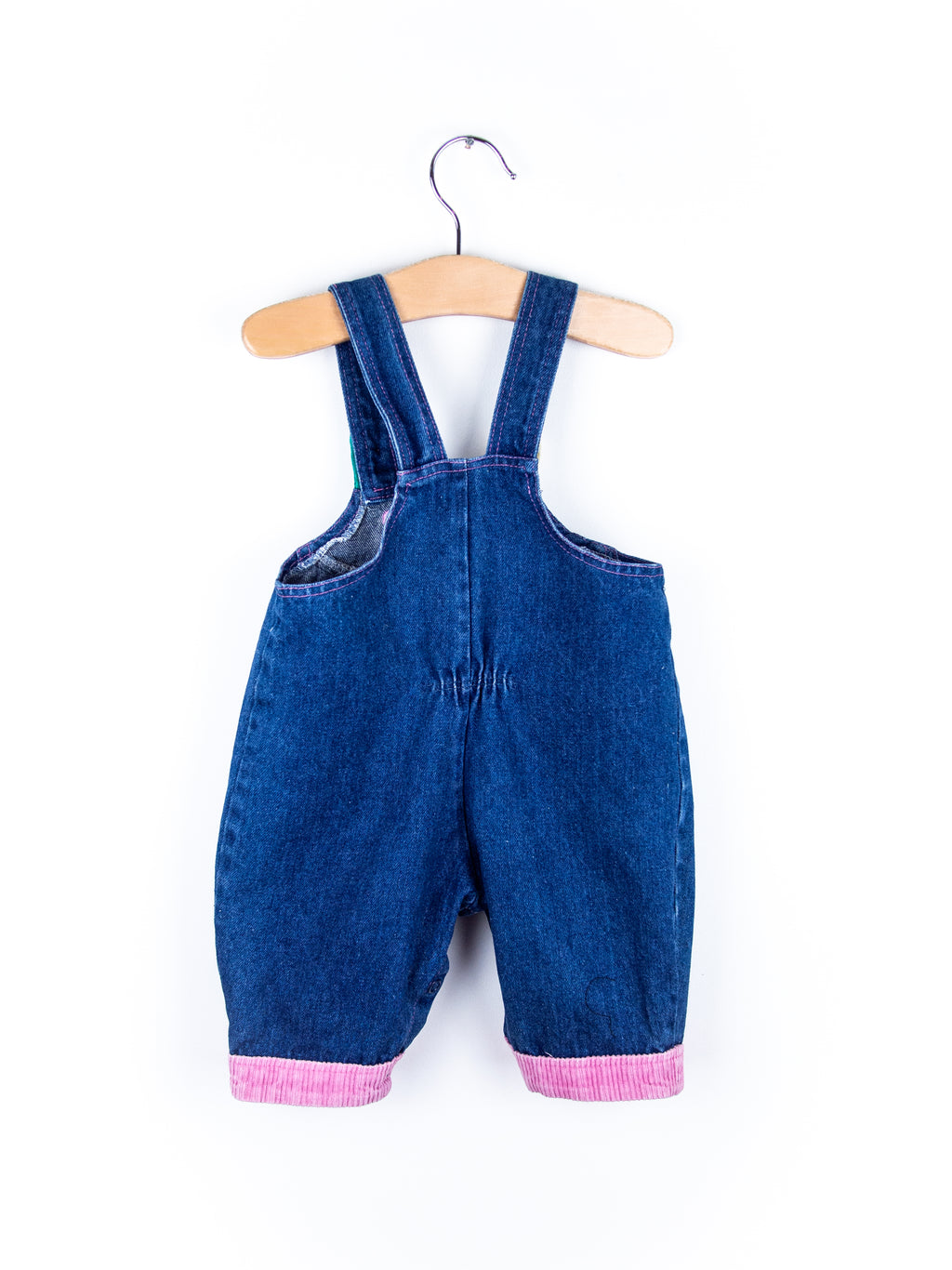 Vintage 90's Denim Girl Dungarees - Age 0-3 months