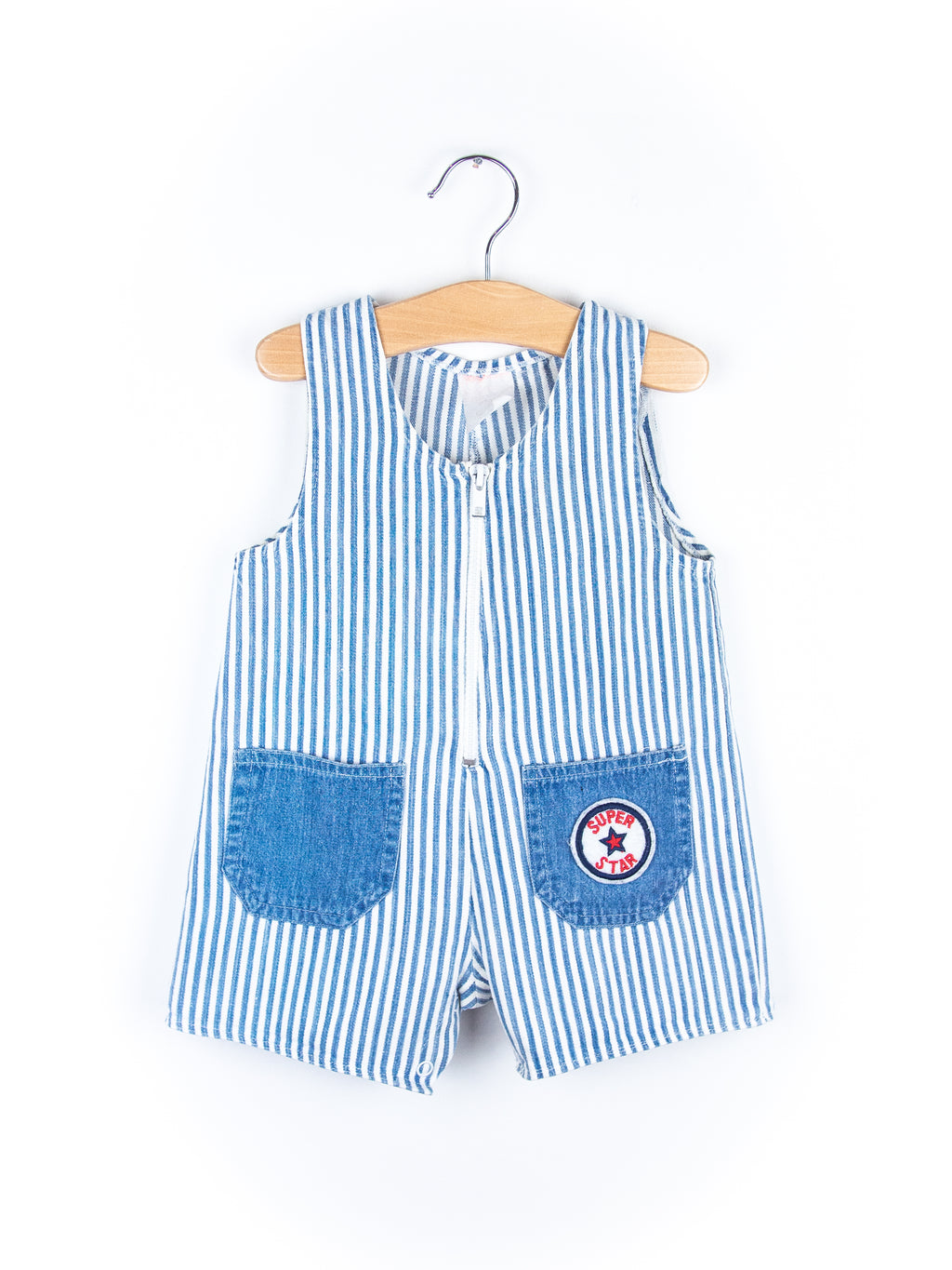 Vintage Stripe Romper - Age 6-9 months