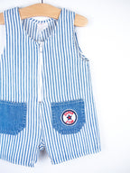 Vintage Stripe Romper - Age 6-9 months