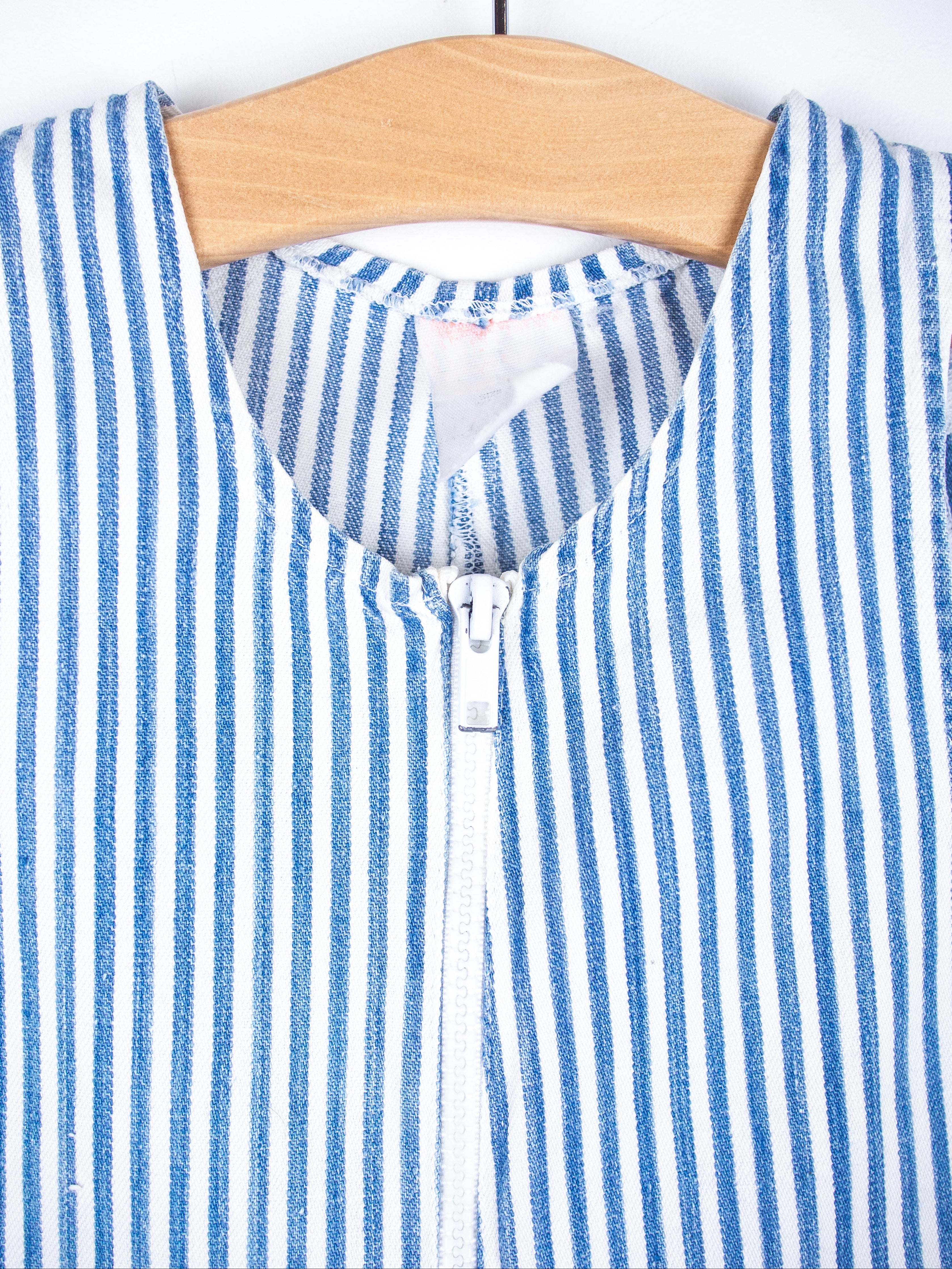 Vintage Stripe Romper - Age 6-9 months