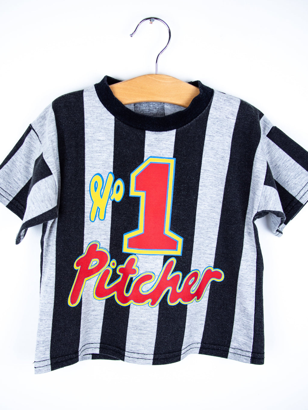 Vintage #1 Pitcher T-Shirt - Age 2 years