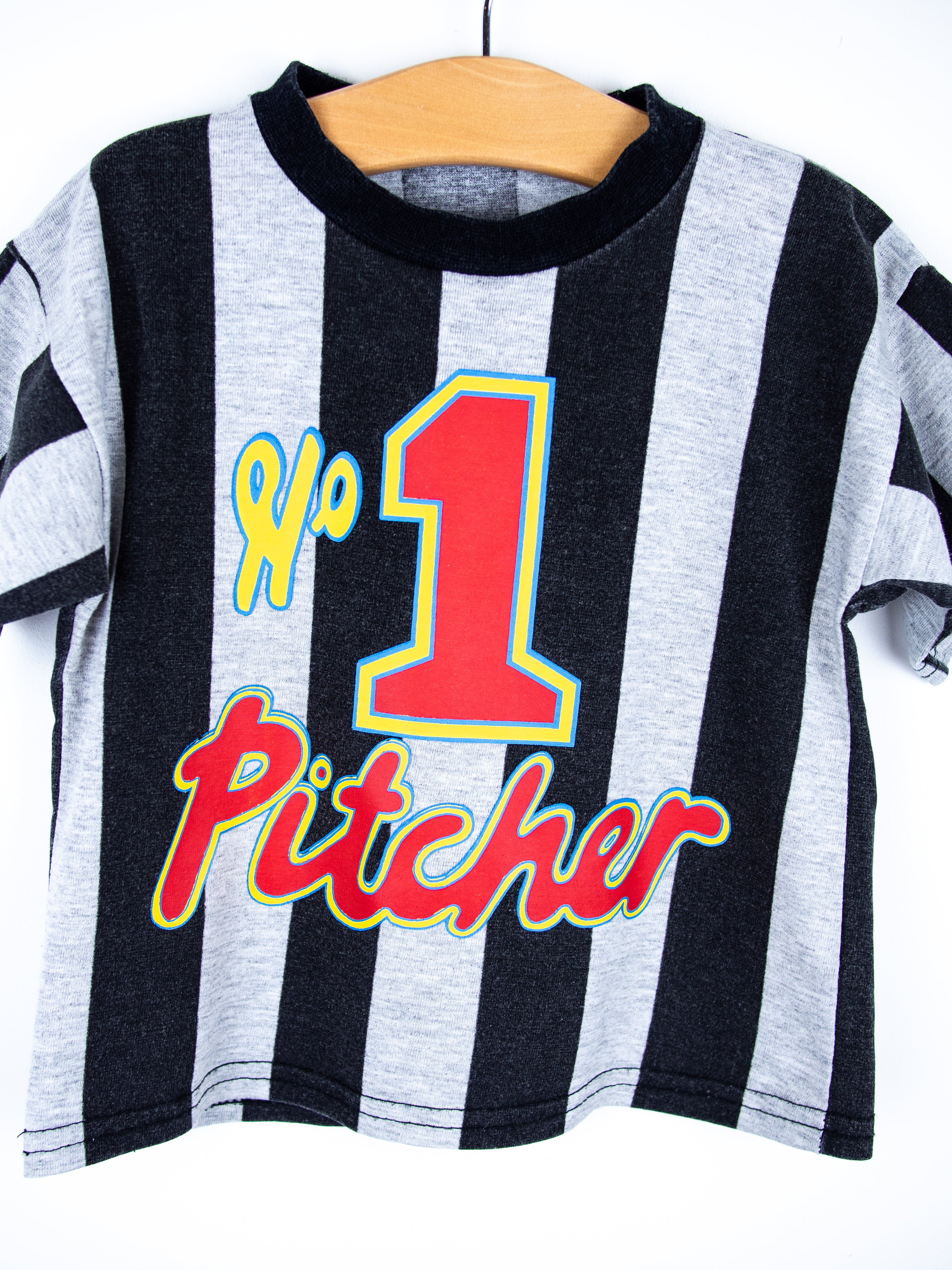Vintage #1 Pitcher T-Shirt - Age 2 years