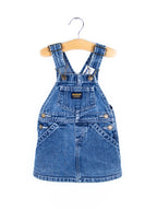 Osh Kosh Denim Dungaree Dress - Age 12 months