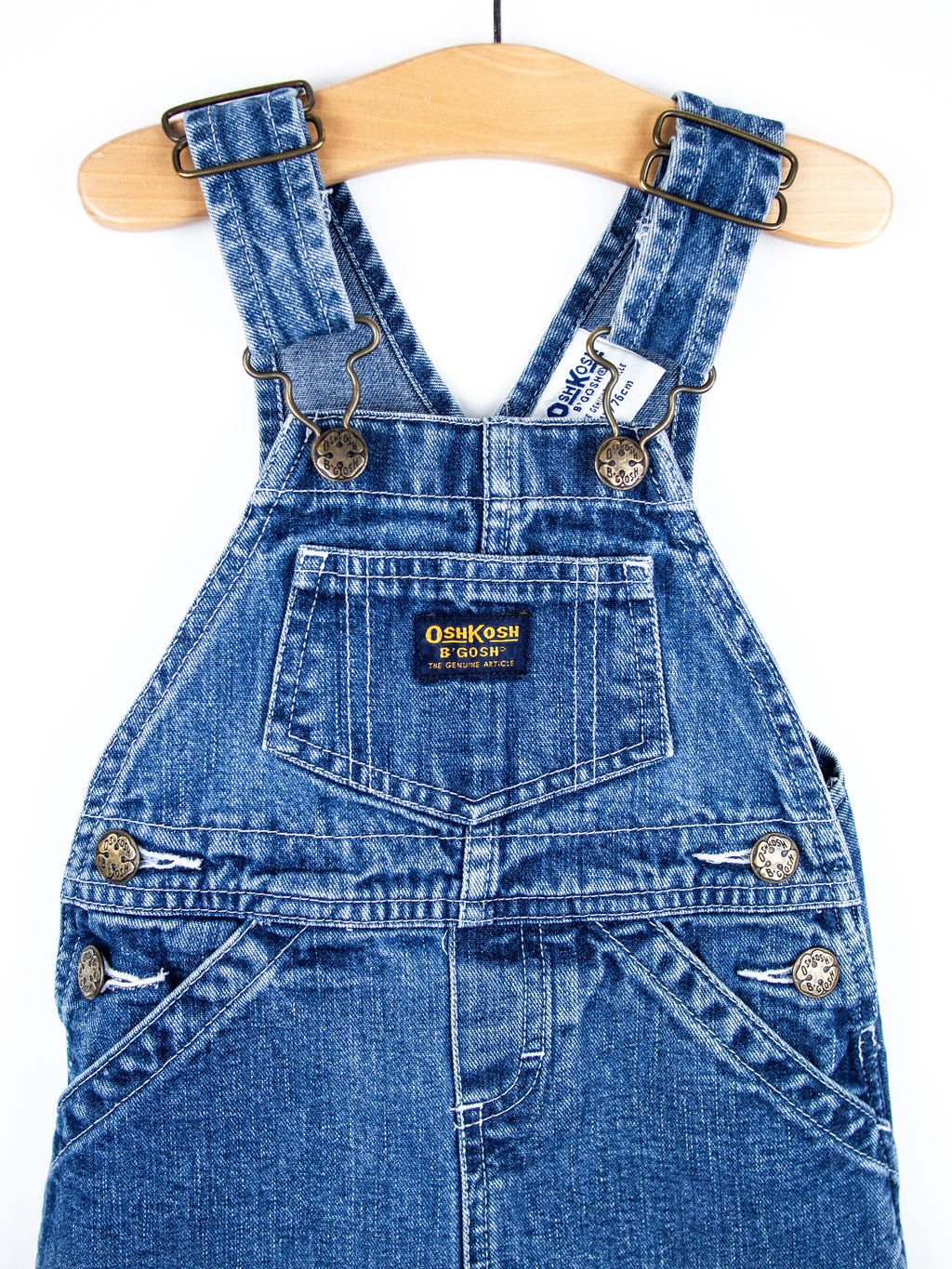 Osh Kosh Denim Dungaree Dress - Age 12 months