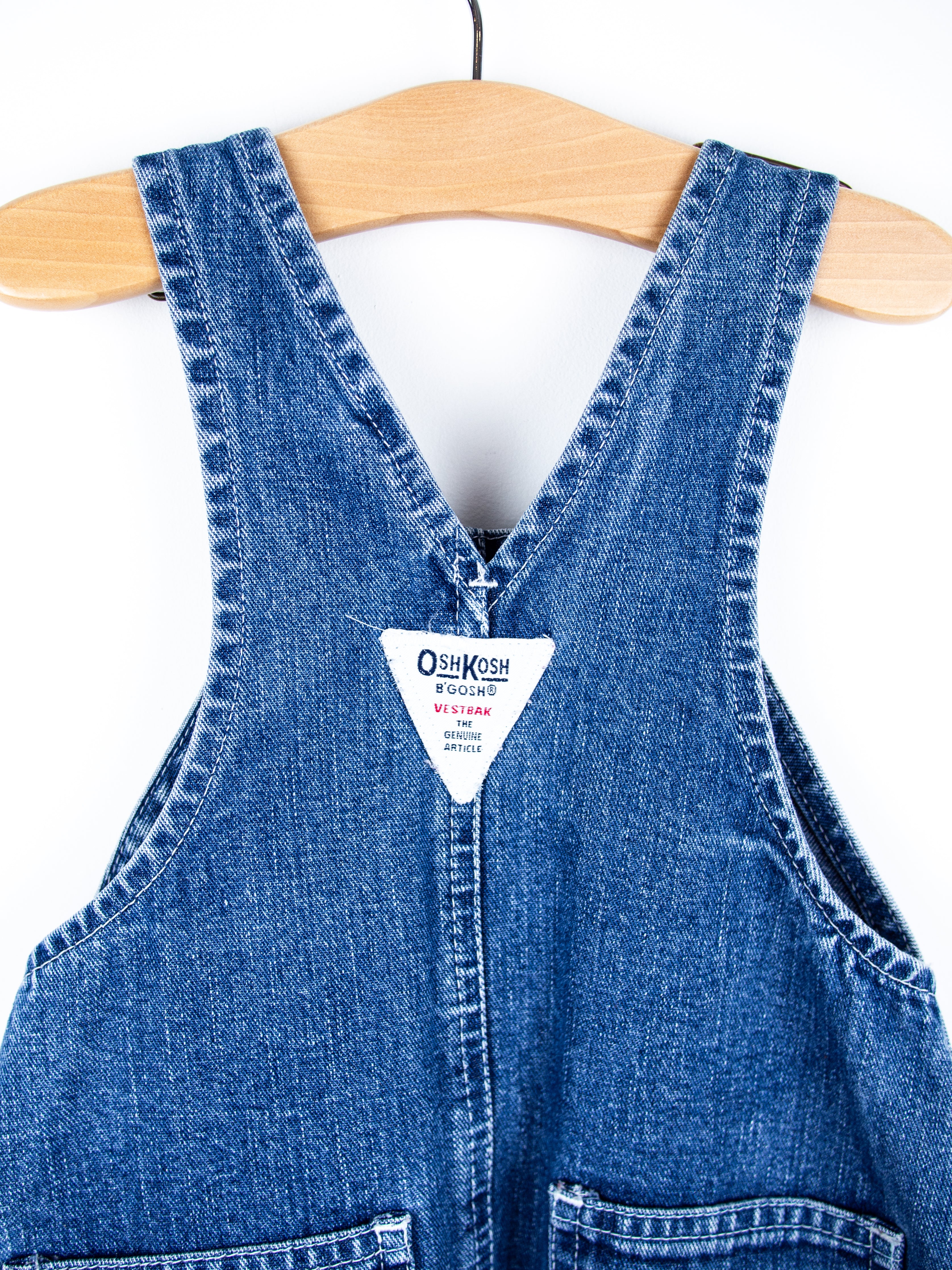 Osh Kosh Denim Dungaree Dress - Age 12 months