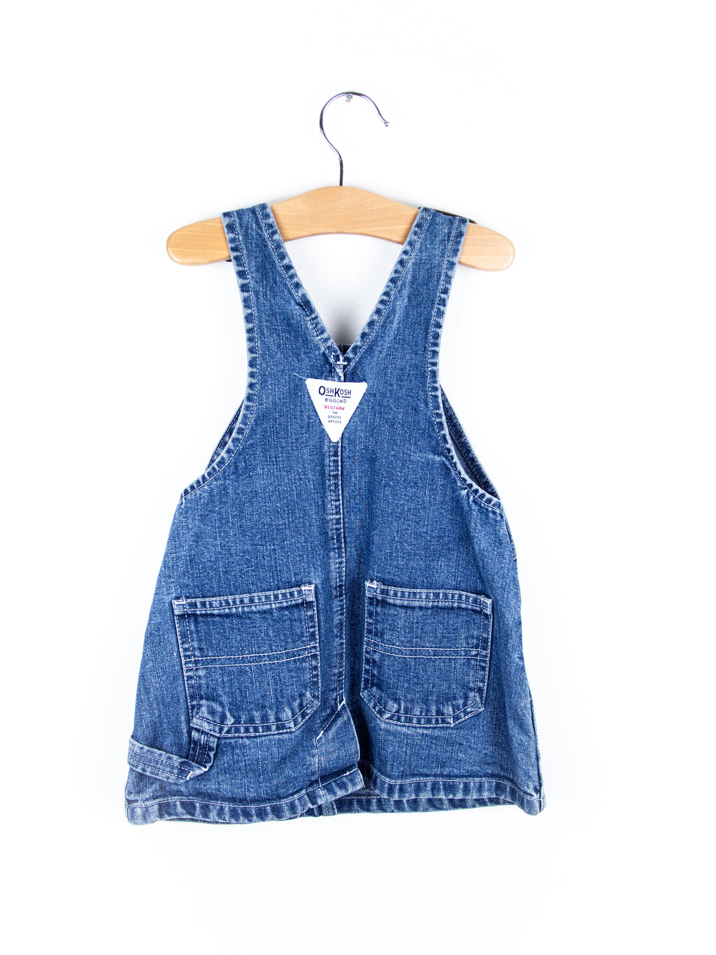 Osh Kosh Denim Dungaree Dress - Age 12 months
