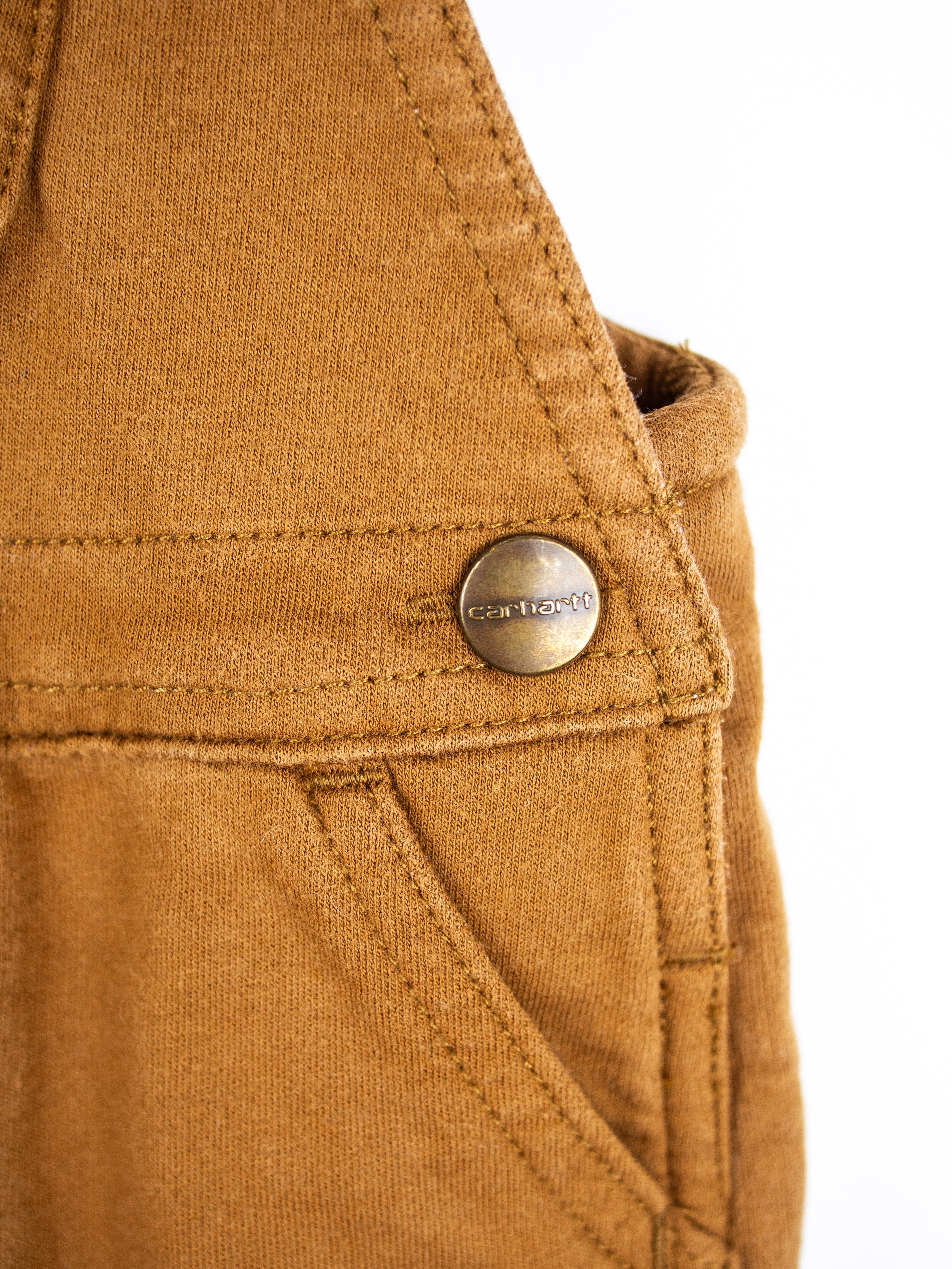 Carhartt Brown Jersey Dungaree Shorties