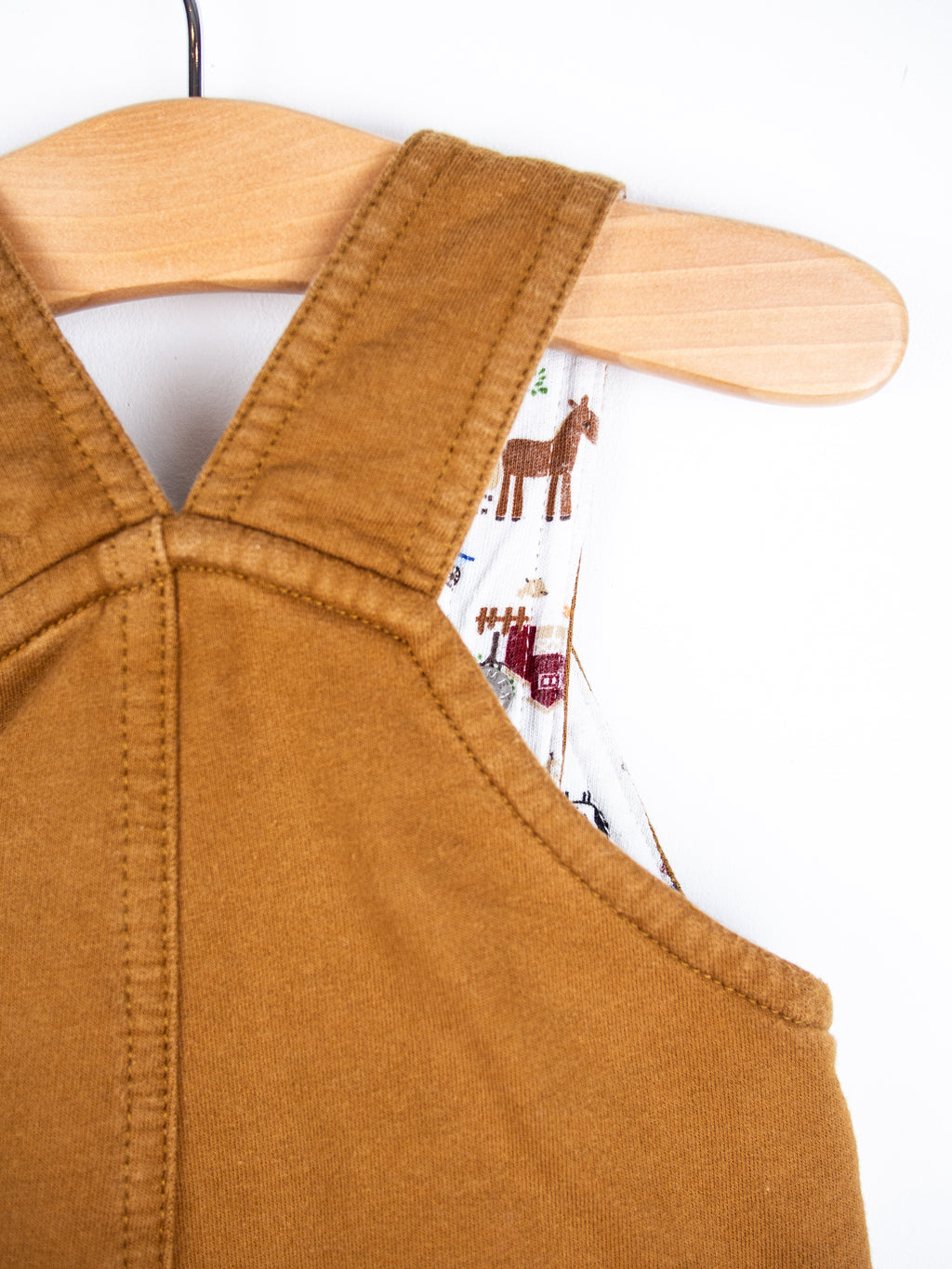 Carhartt Brown Jersey Dungaree Shorties