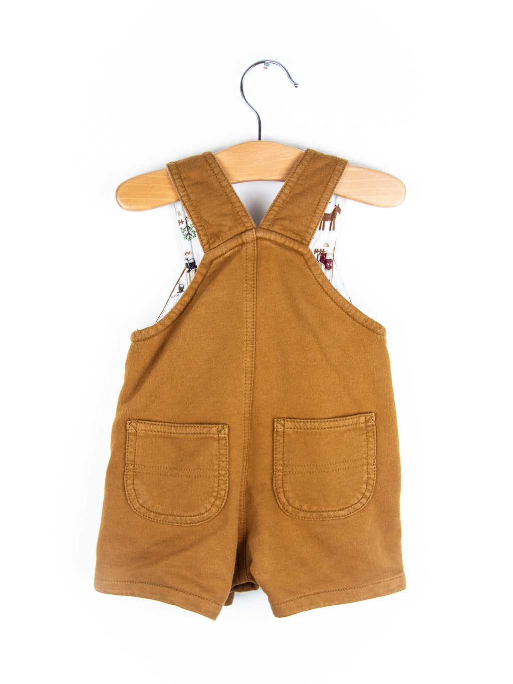 Carhartt Brown Jersey Dungaree Shorties