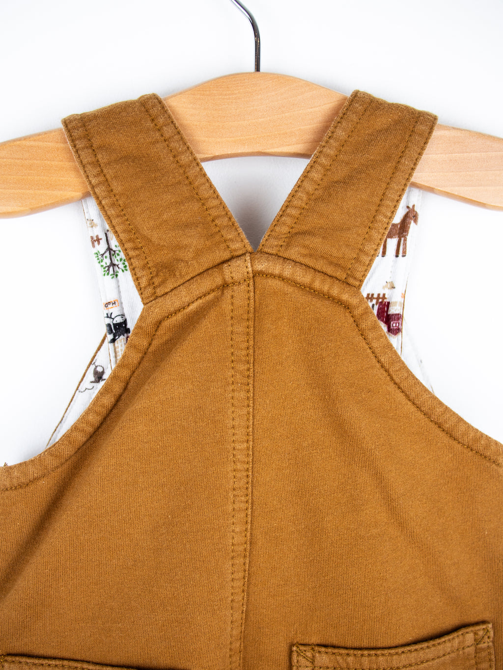 Carhartt Brown Jersey Dungaree Shorties