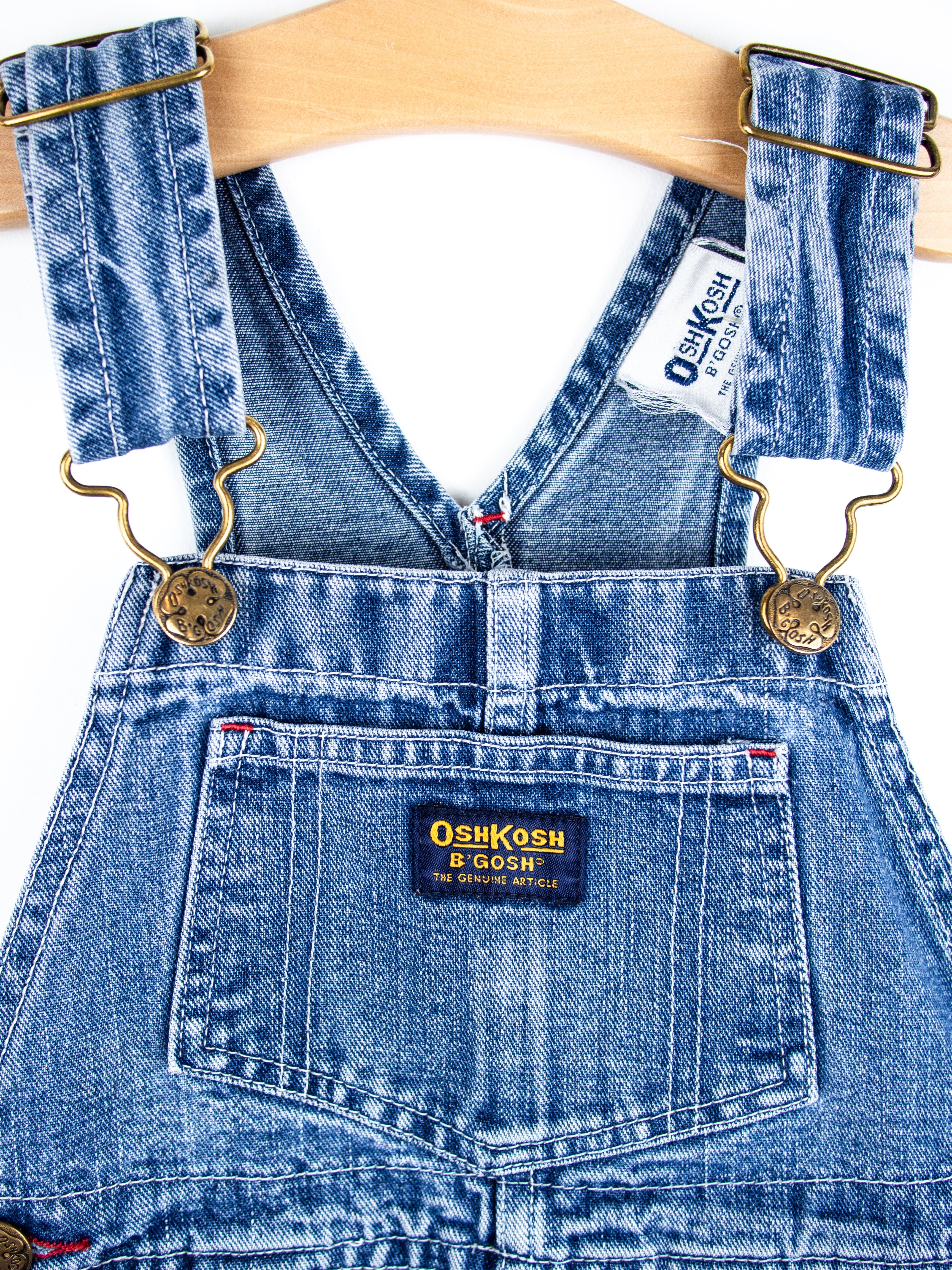 Osh Kosh Denim Dungaree Dress - Age 2 years