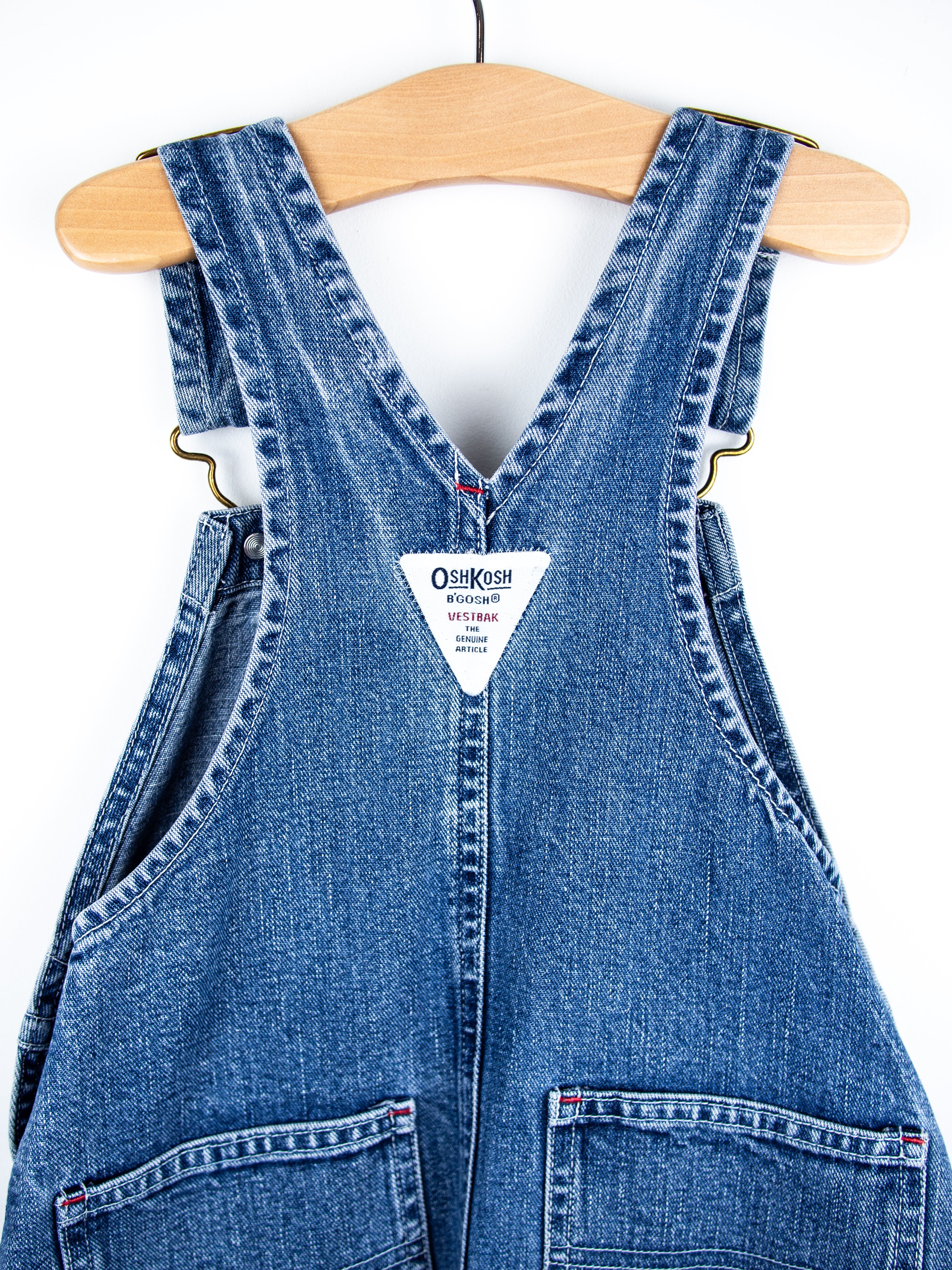 Osh Kosh Denim Dungaree Dress - Age 2 years