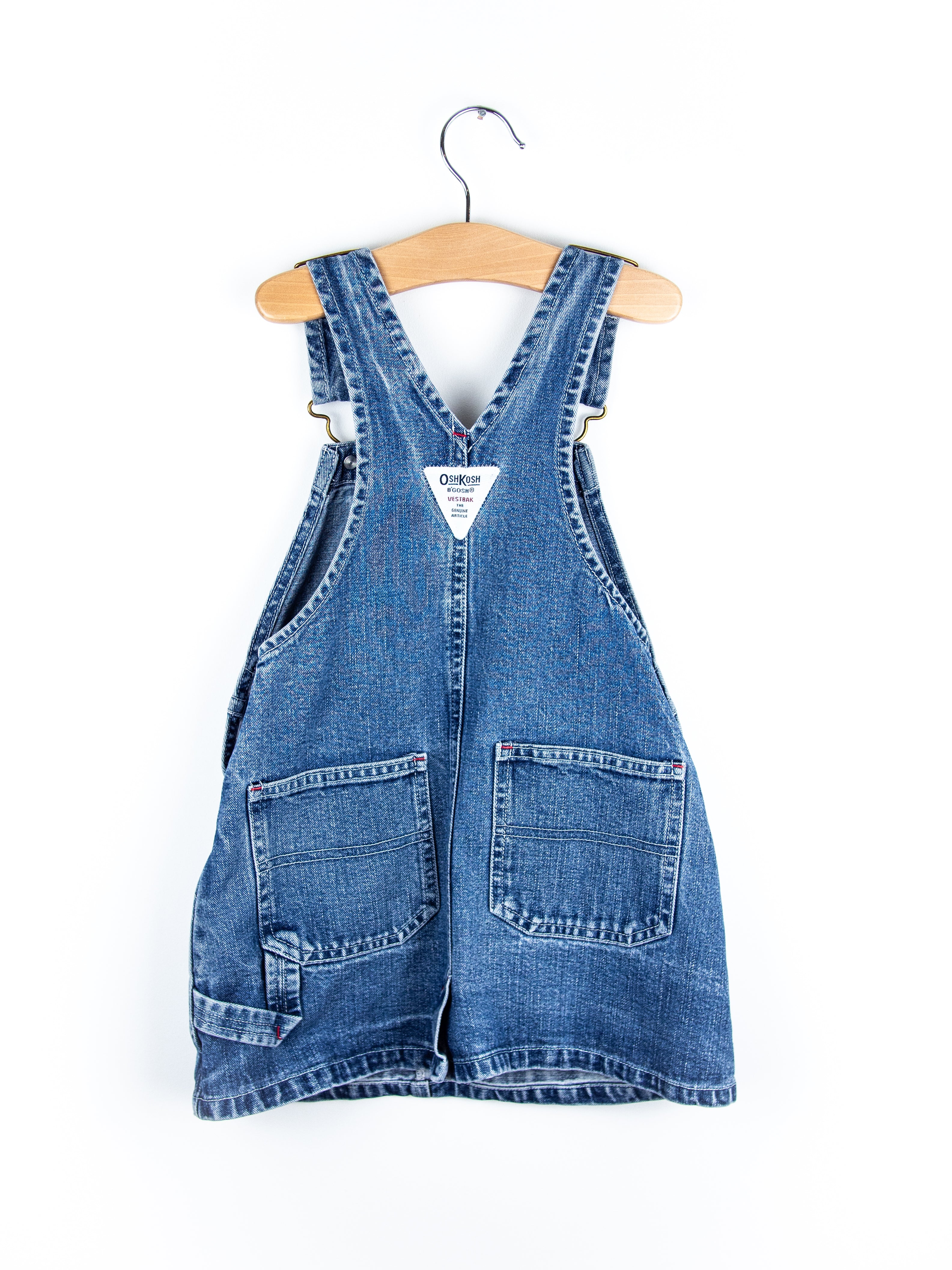 Osh Kosh Denim Dungaree Dress - Age 2 years