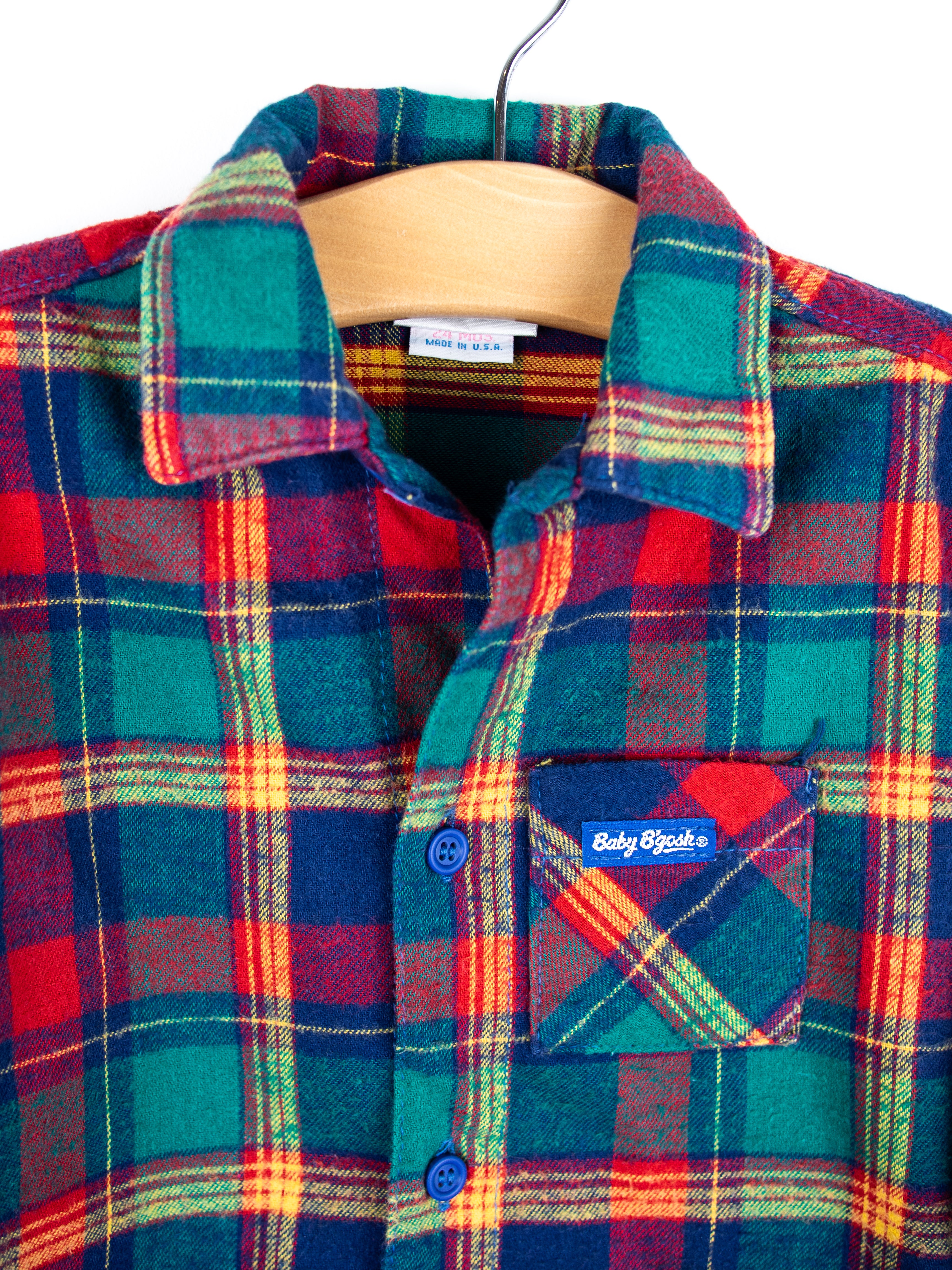 Osh Kosh Multi Check Shirt - Age 24 months