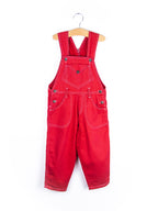 Vintage Red Dungarees - Age 2 years