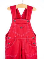 Vintage Red Dungarees - Age 2 years
