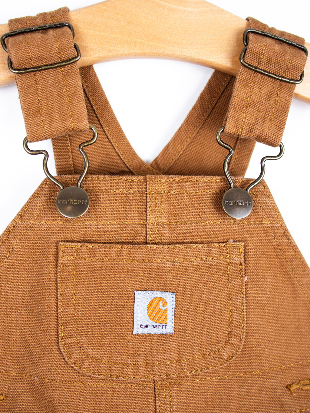 Carhartt Brown Canvas Dungarees - Age 3 months - NEW WITH TAGS