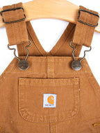 Carhartt Brown Canvas Dungarees - Age 3 months - NEW WITH TAGS