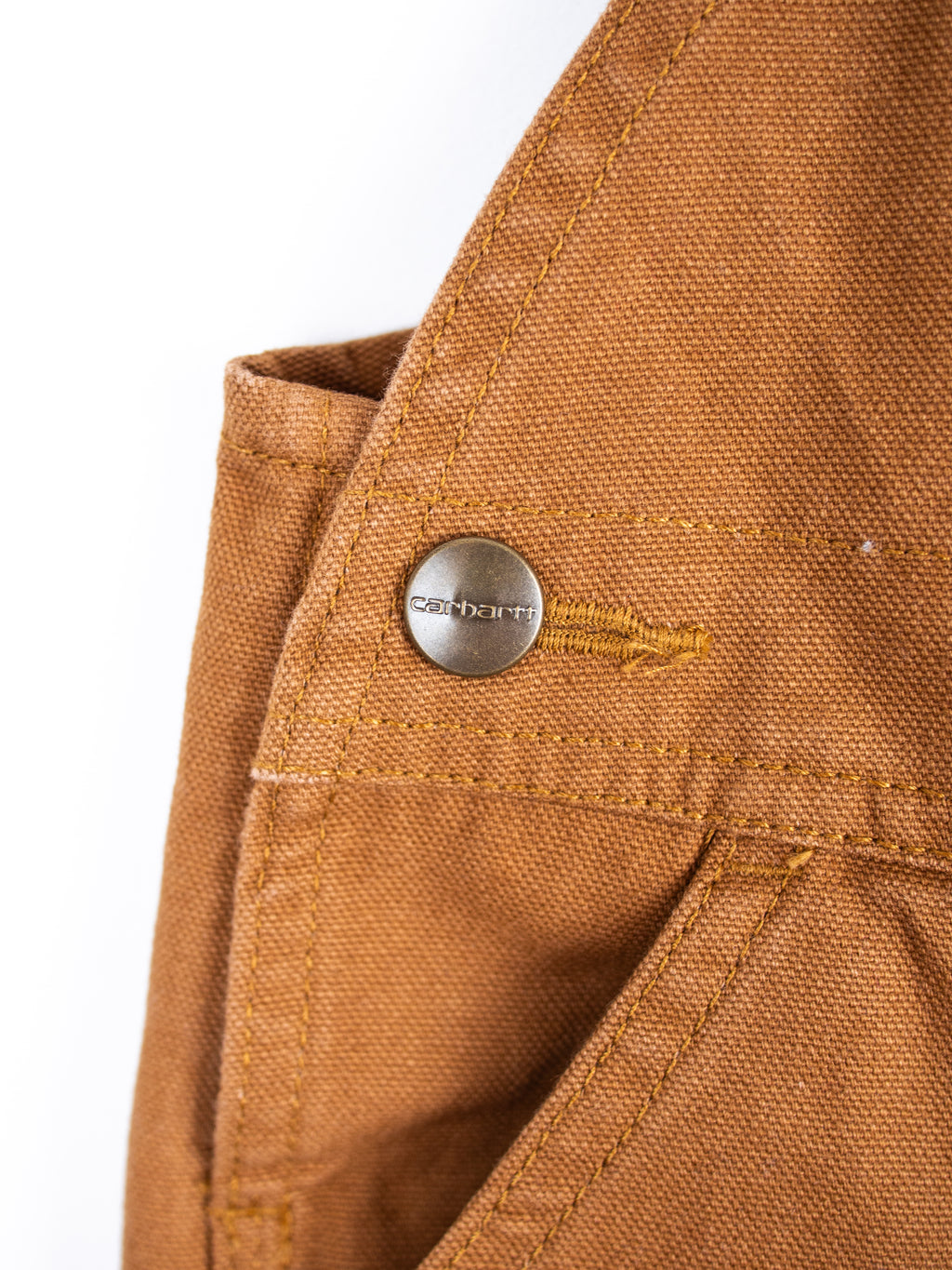 Carhartt Brown Canvas Dungarees - Age 3 months - NEW WITH TAGS