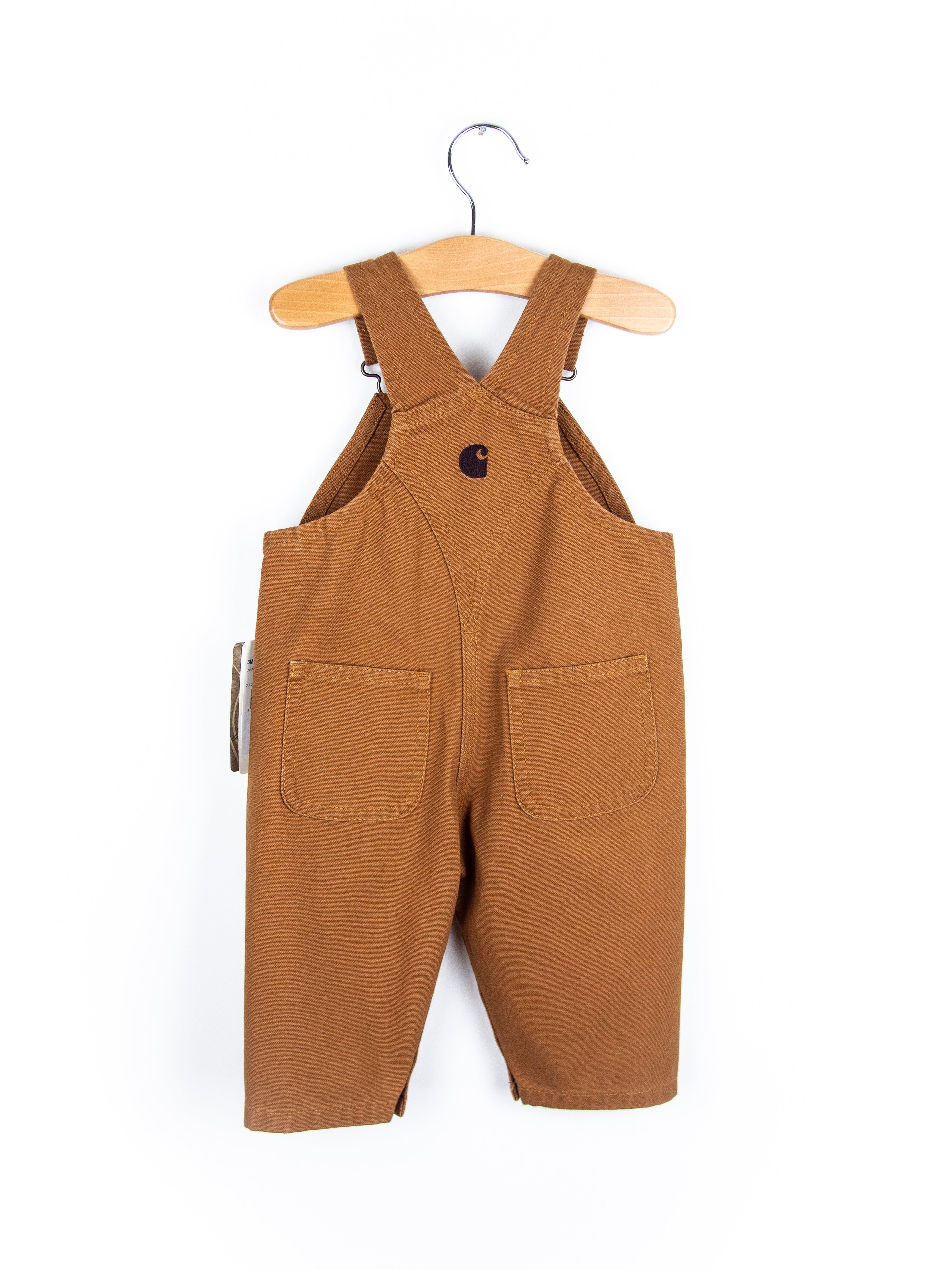 Carhartt Brown Canvas Dungarees - Age 3 months - NEW WITH TAGS