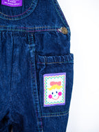 Osh Kosh Denim Rainbow Stitch Dungarees - Age 6 months