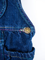 Osh Kosh Denim Rainbow Stitch Dungarees - Age 6 months