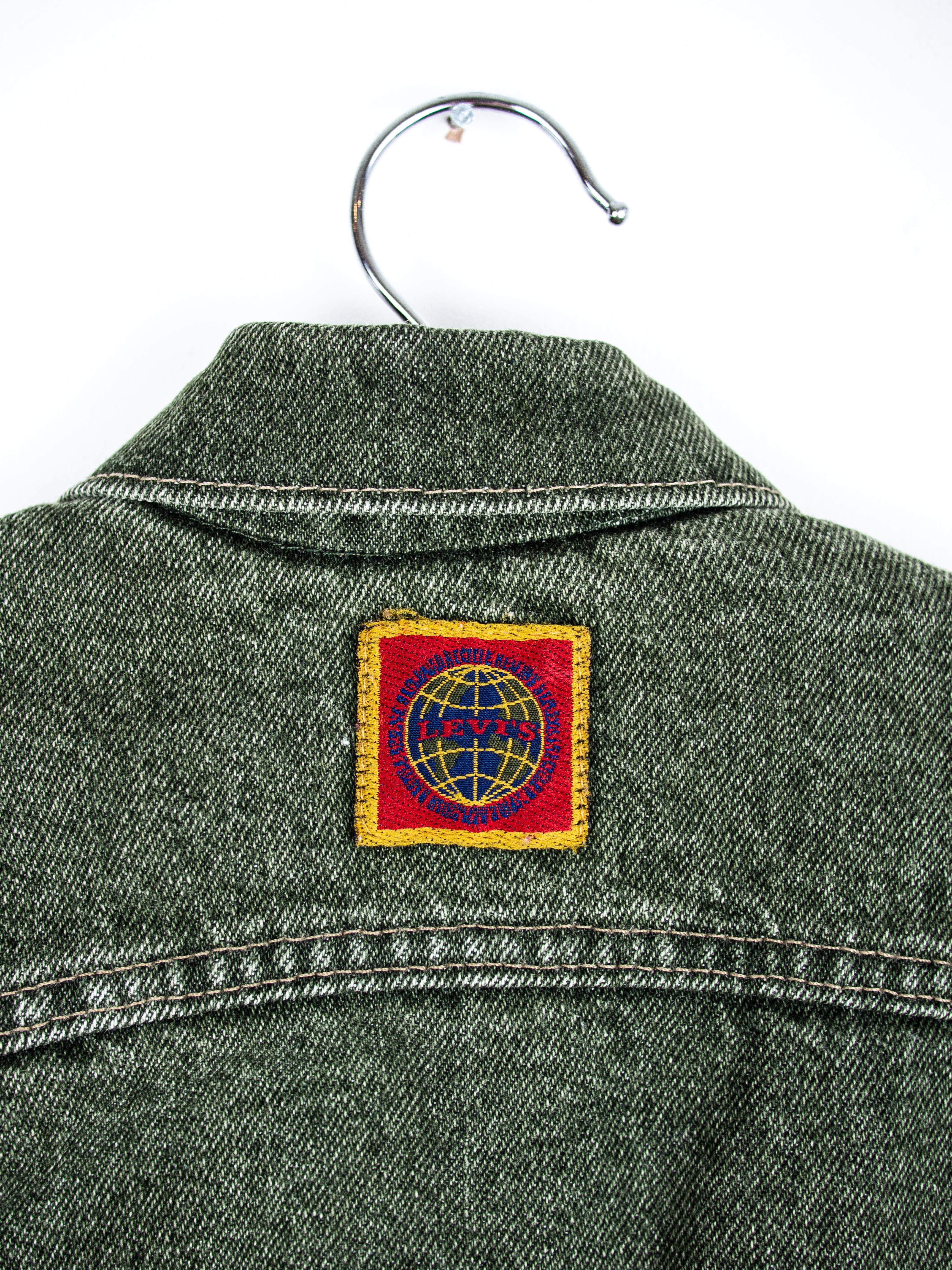 Levi's Vintage Green Denim 'World Preservation' Jacket - Age 2 years