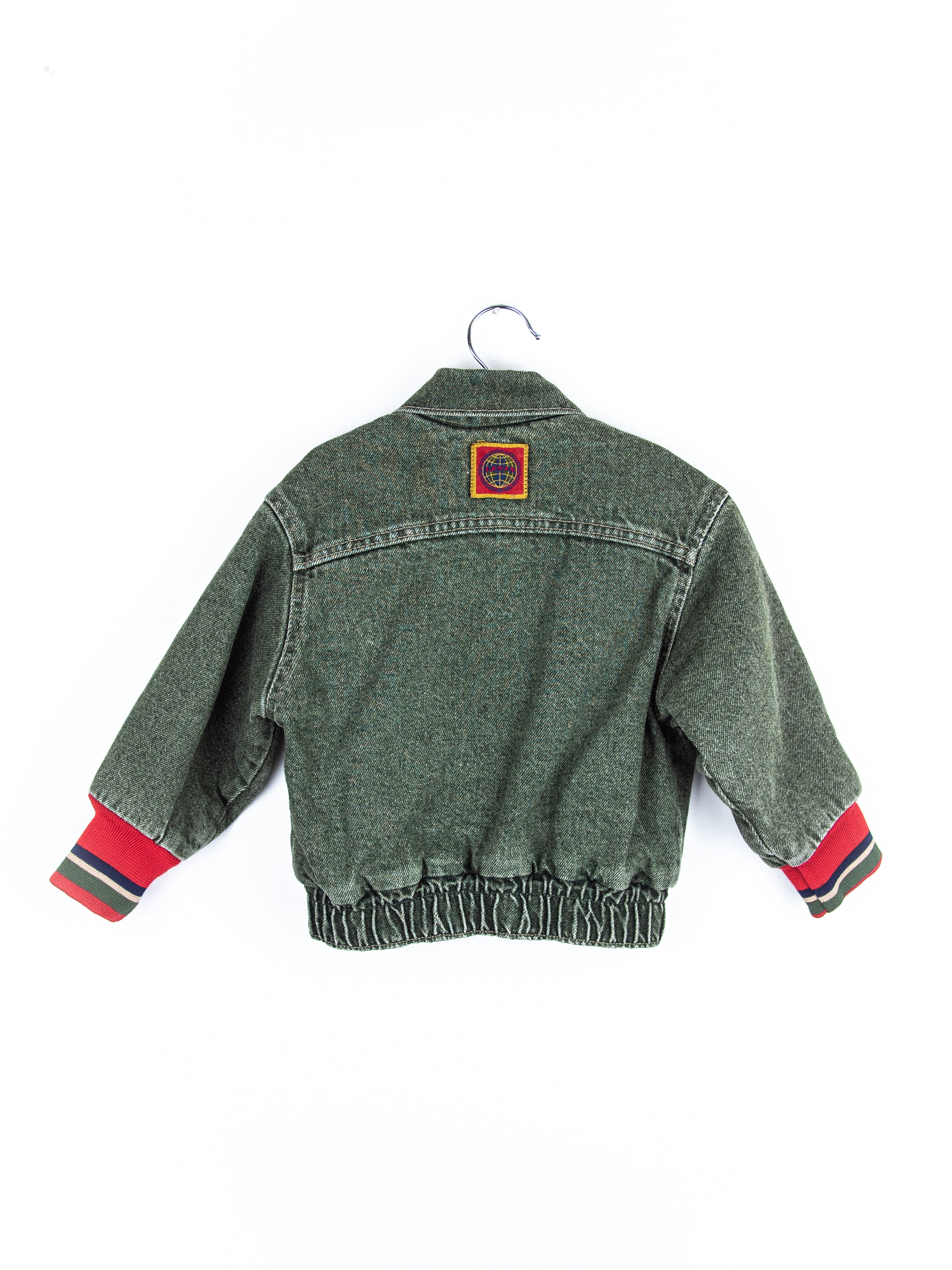 Levi's Vintage Green Denim 'World Preservation' Jacket - Age 2 years