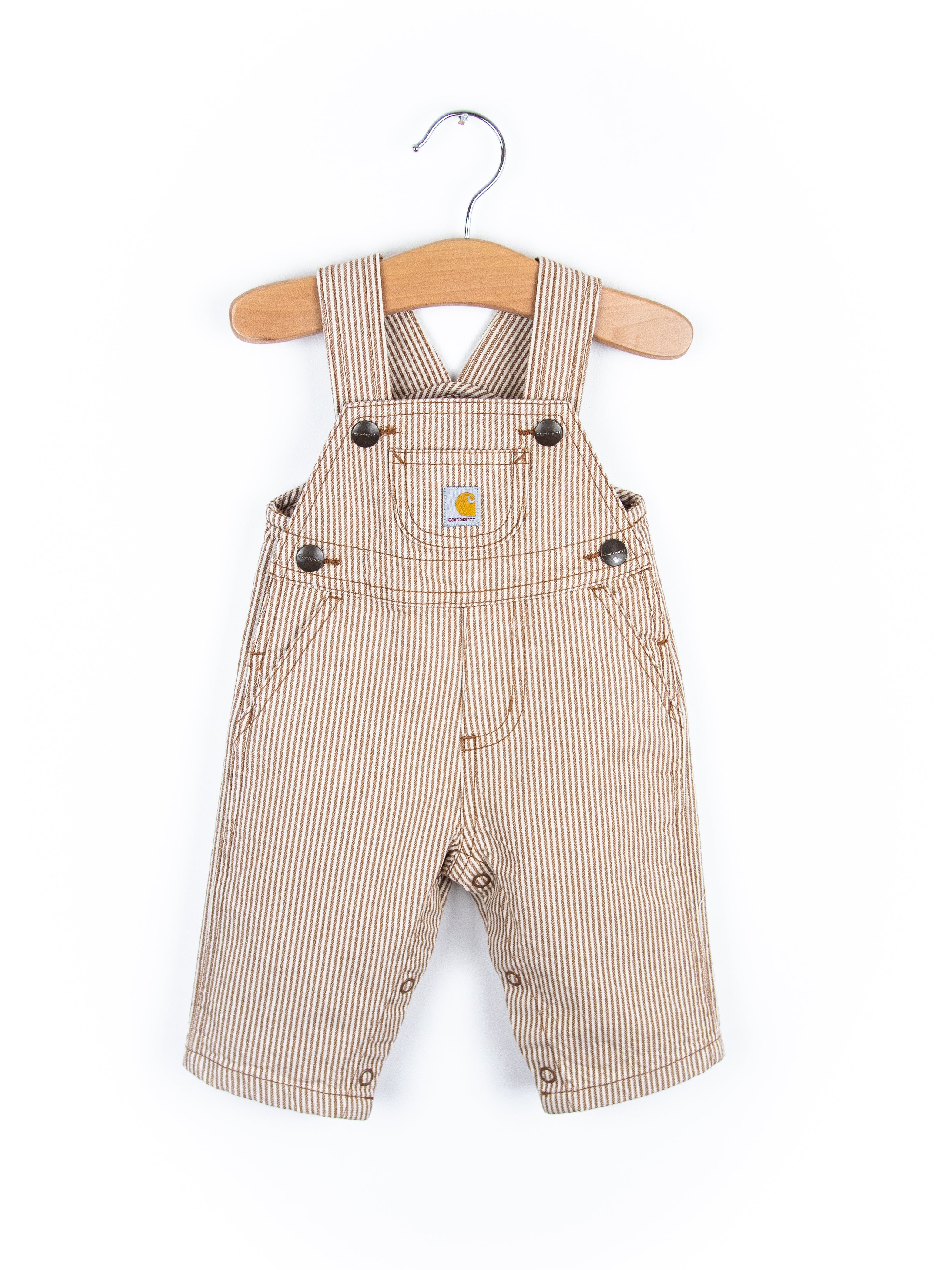 Carhartt Rare Brown Hickory Stripe Dungarees