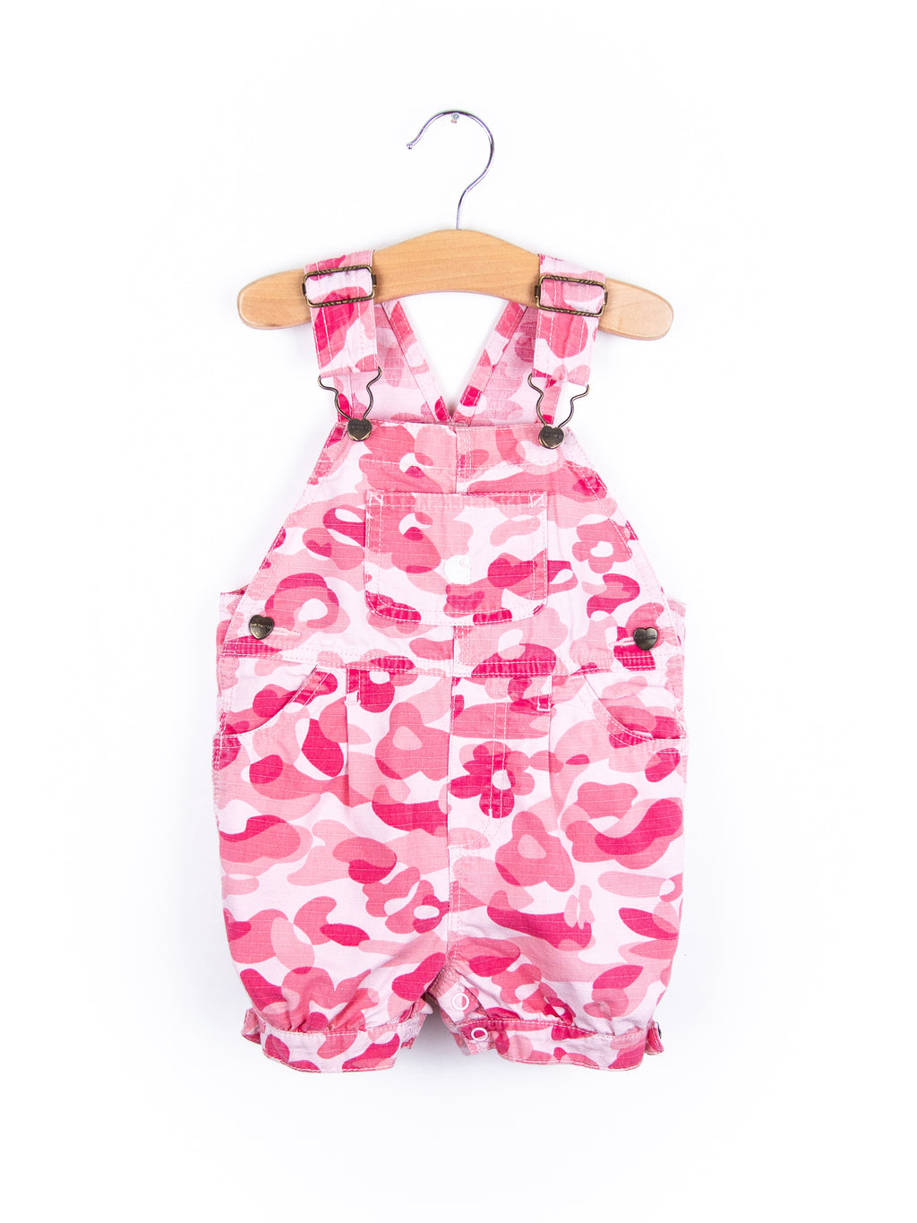 Carhartt Pink Camouflage Dungarees - Age 2T