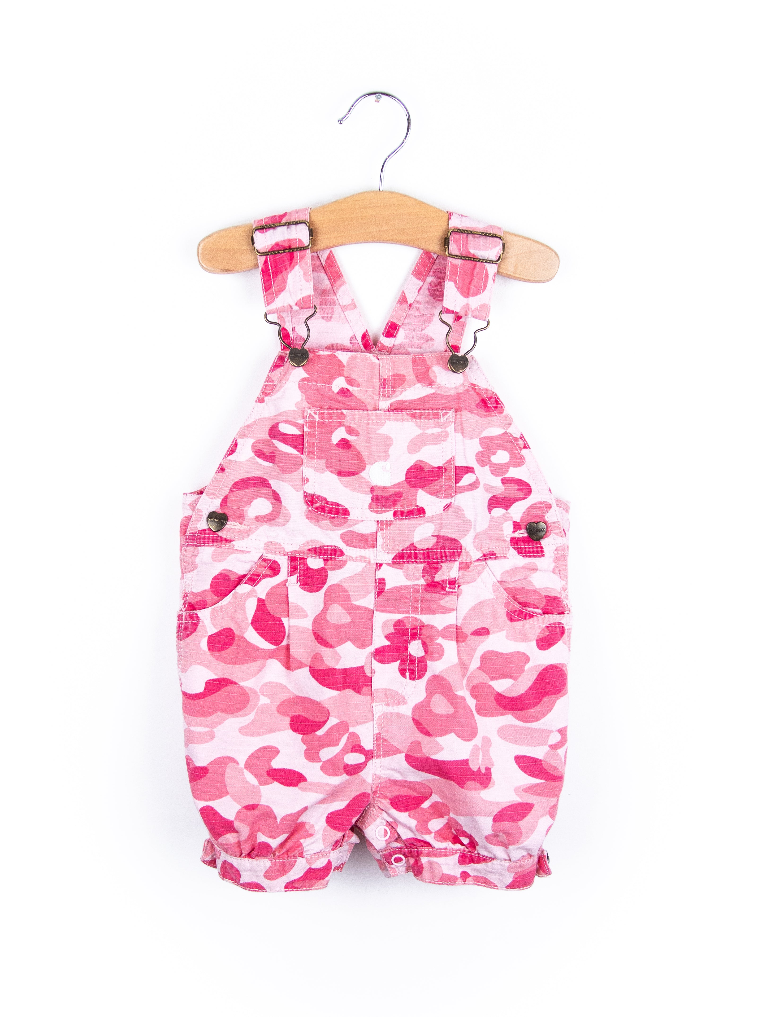 Carhartt Pink Camouflage Dungarees - Age 2T