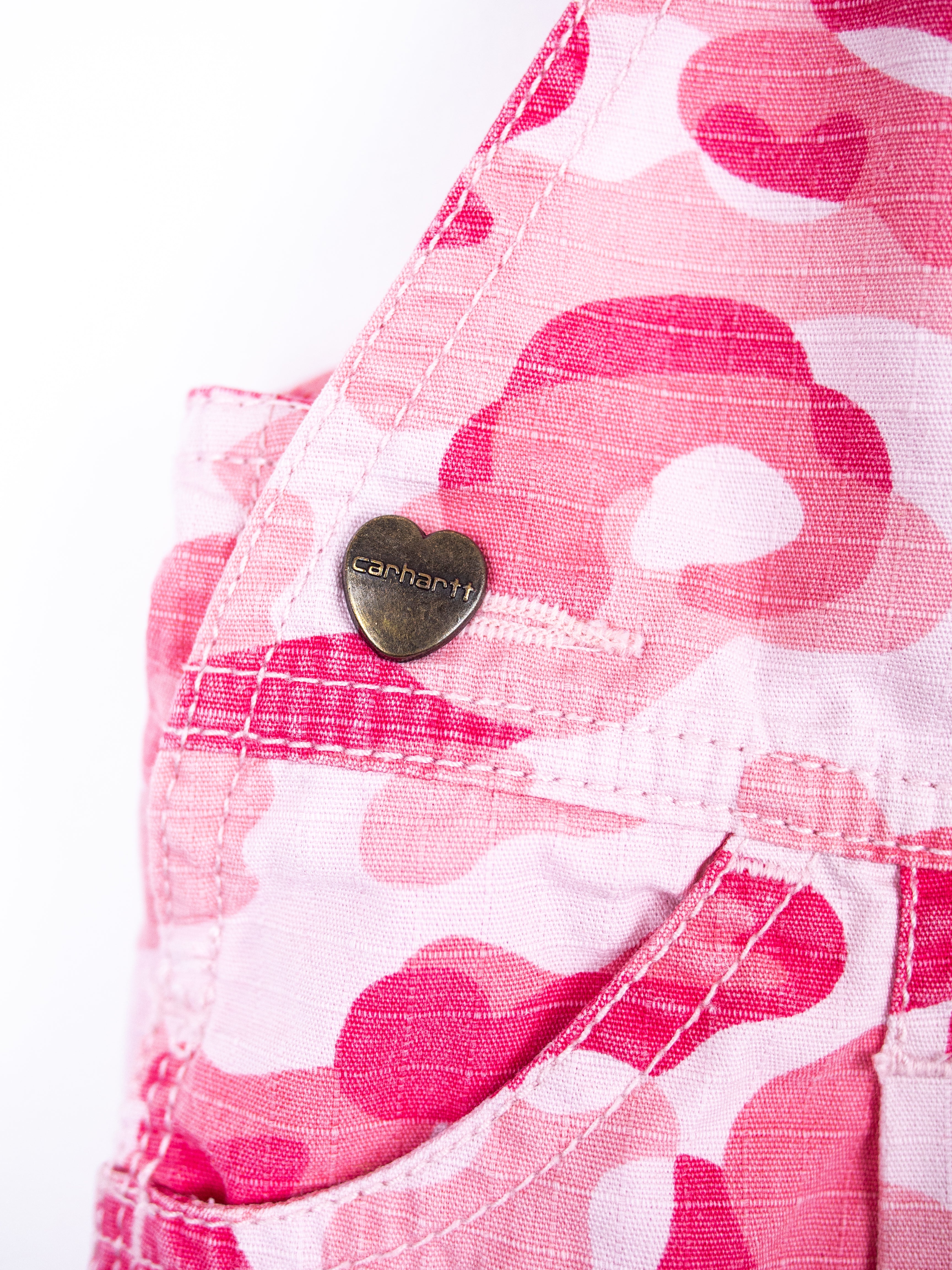 Carhartt Pink Camouflage Dungarees - Age 2T