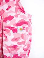 Carhartt Pink Camouflage Dungarees - Age 2T