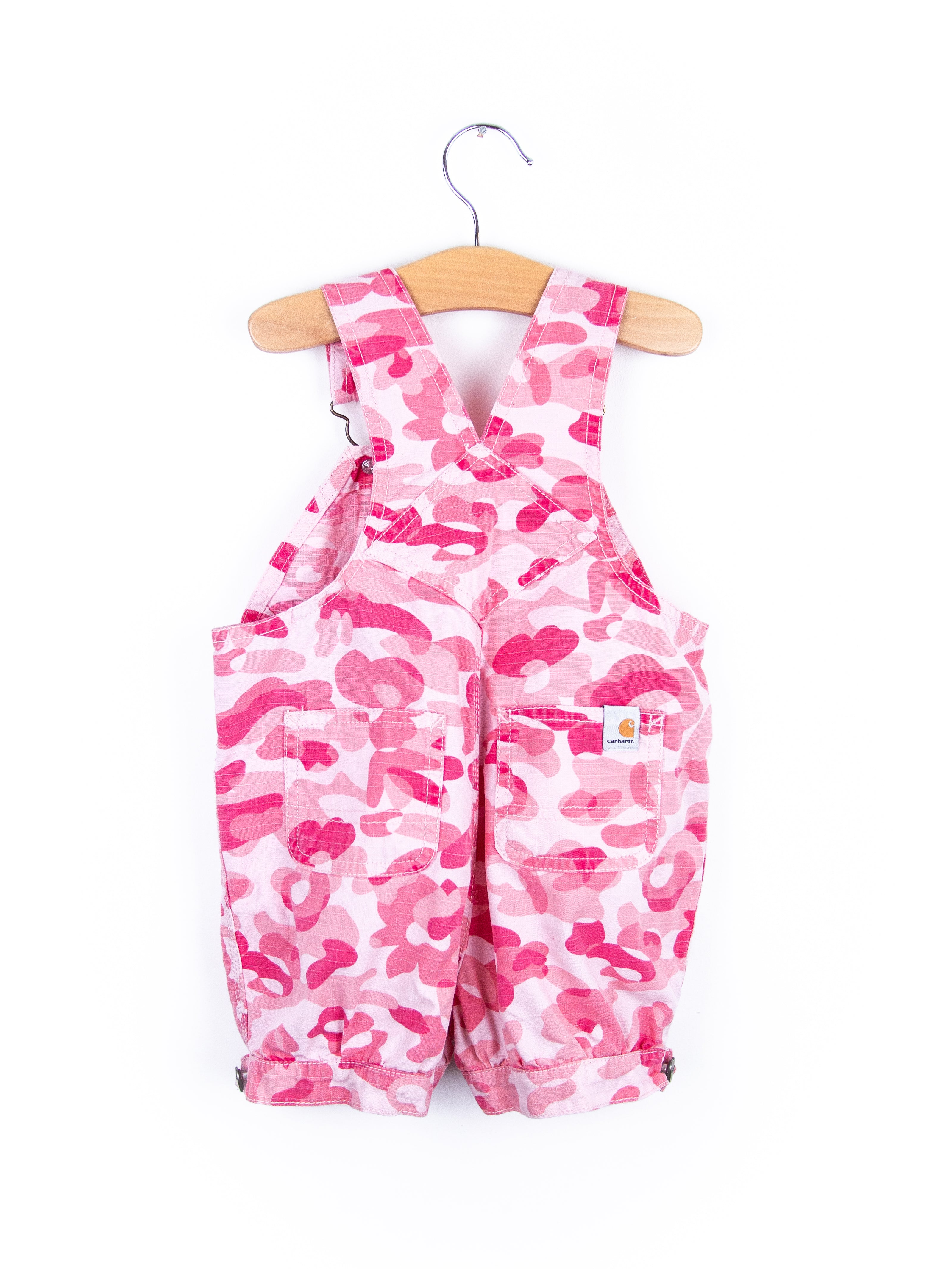 Carhartt Pink Camouflage Dungarees - Age 2T