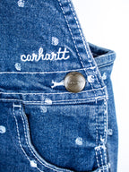Carhartt Denim Frill Dungaree Shorties - Age 18-24 months