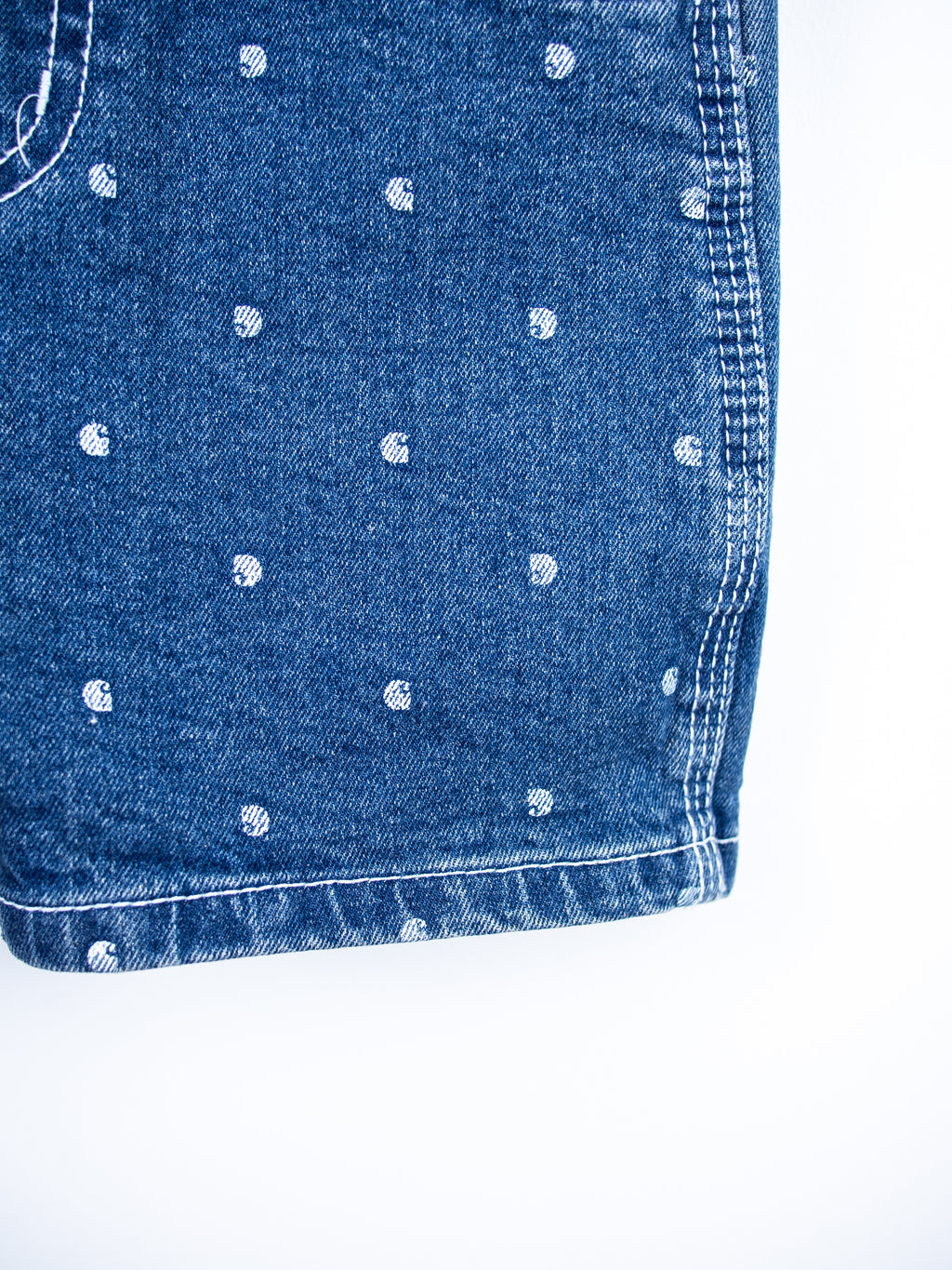 Carhartt Denim Frill Dungaree Shorties - Age 18-24 months