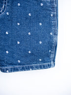 Carhartt Denim Frill Dungaree Shorties - Age 18-24 months
