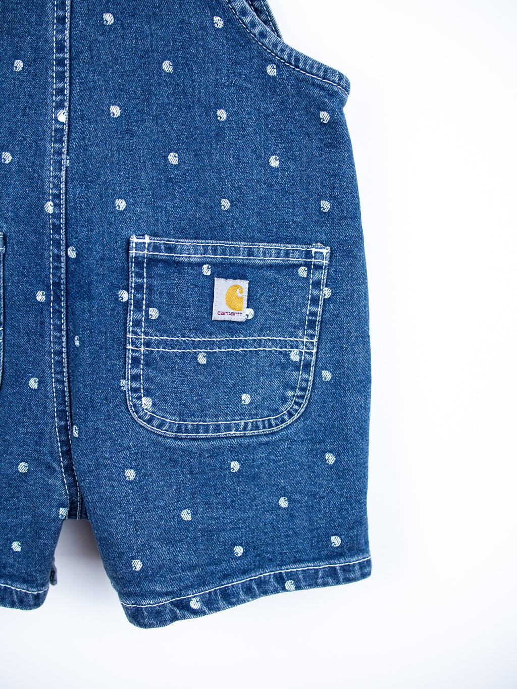 Carhartt Denim Frill Dungaree Shorties - Age 18-24 months