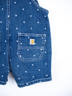 Carhartt Denim Frill Dungaree Shorties - Age 18-24 months