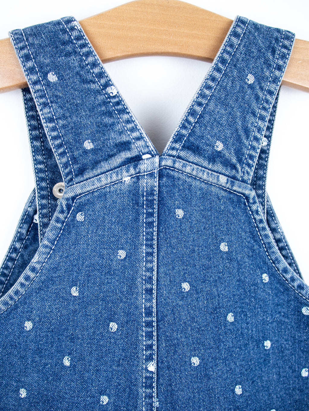 Carhartt Denim Frill Dungaree Shorties - Age 18-24 months