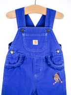 Carhartt Purple Horse Embroidered Dungarees - Age 9 months