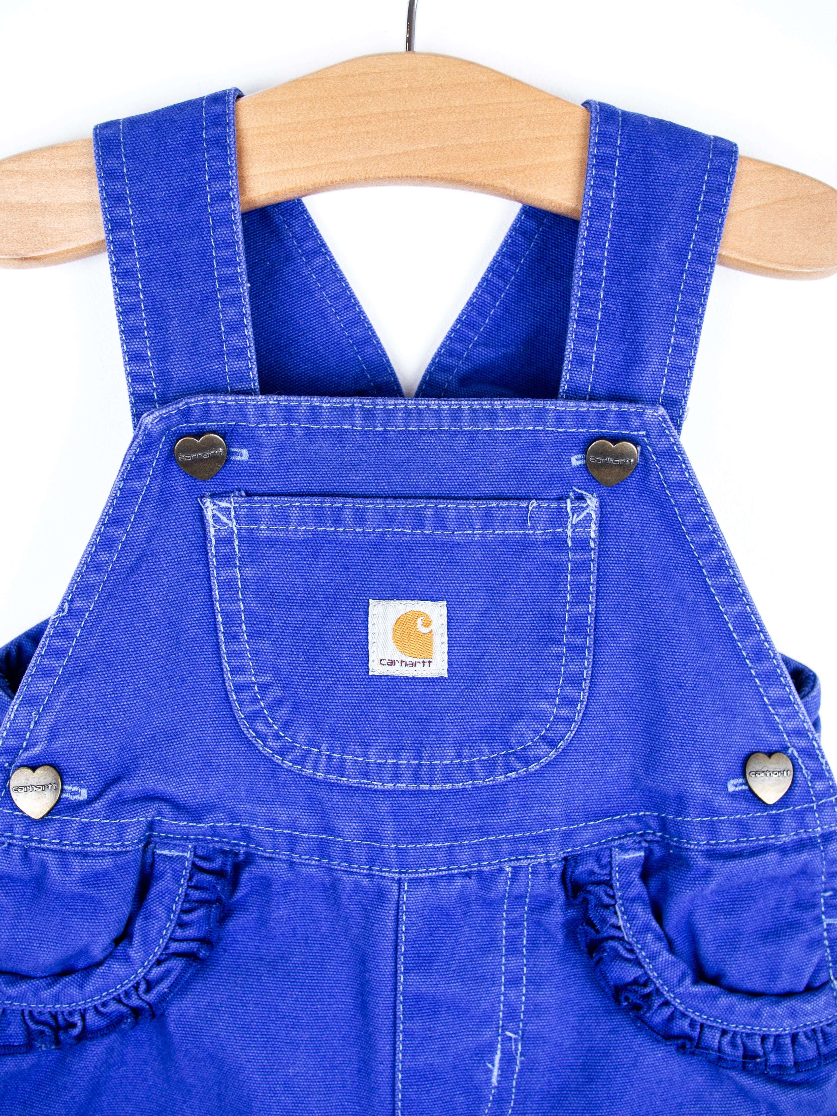 Carhartt Purple Horse Embroidered Dungarees - Age 9 months